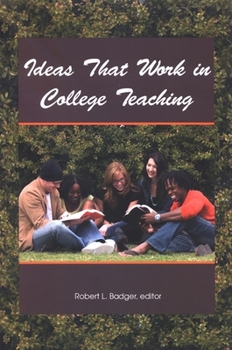 Paperback Ideas That Work in College Teaching Book
