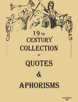 Paperback 19th century collection of quotes & aphorisms Book