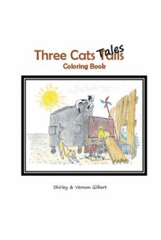 Paperback Three Cats Tales: Coloring Book