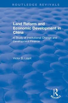 Hardcover Revival: Land Reform and Economic Development in China (1975) Book