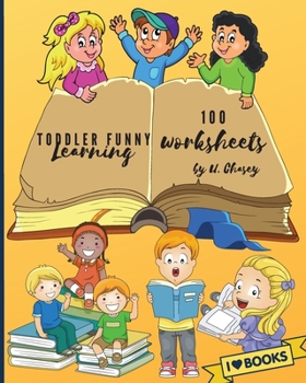 Paperback Toddler Funny Learning 100 Worksheets: Amazing Activity book for kids [Large Print] Book