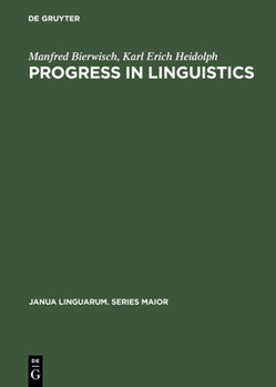 Hardcover Progress in Linguistics: A Collection of Papers Book