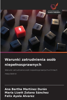 Paperback Warunki zatrudnienia osób niepelnosprawnych [Polish] Book