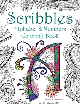 Paperback Scribbles: Alphabet and Numbers Coloring Book