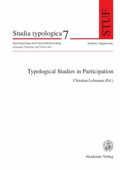 Paperback Typological Studies in Participation [German] Book