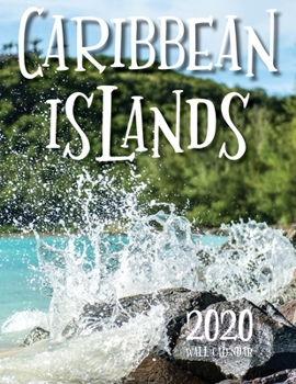 Paperback Caribbean Islands 2020 Wall Calendar Book