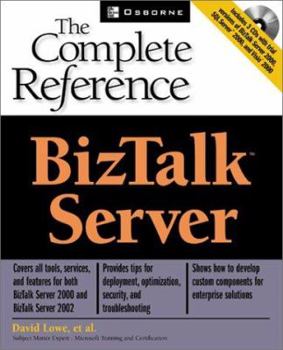 Paperback BizTalk Server 2000: The Complete Reference [With Three CDROMs] Book