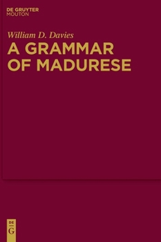 Hardcover A Grammar of Madurese Book