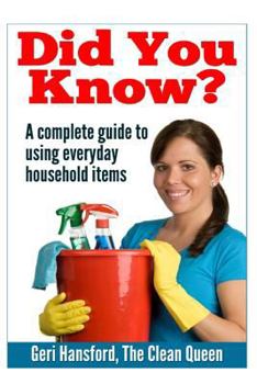 Paperback Did You Know?: A complete guide to using everyday household items Book