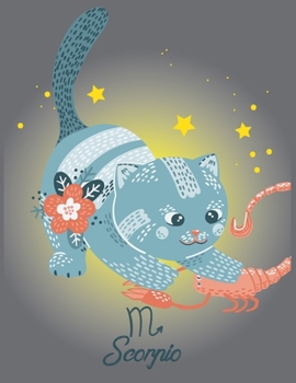 Scorpio: Cute Zodiac Cate Planner and Organizer Jan 2020 - Dec 2020