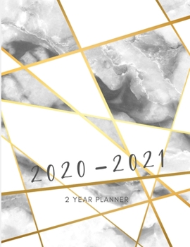 2020-2021 2 Year Planner Marble Grey Monthly Calendar Goals Agenda Schedule Organizer: 24 Months Calendar; Appointment Diary Journal With Address ... Notes, Julian Dates & Inspirational Quotes