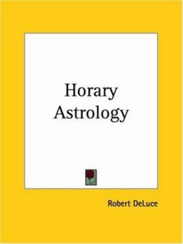 Paperback Horary Astrology Book