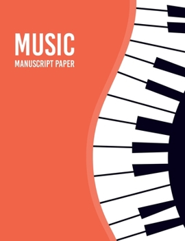 Paperback music notebook tabs: Music Writing Notebook, journal - Blank Sheet Music Notebook - Wide Staff Blank Manuscript Paper - 9 Staves Per Page - Book