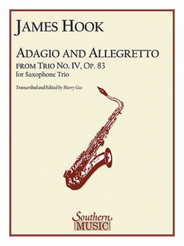 Paperback Adagio and Allegretto: Saxophone Trio Book