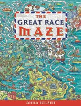 Paperback The Great Race Maze Book