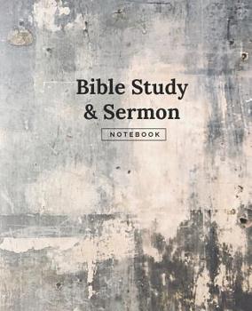 Paperback Bible Study and Sermon Notebook: Distressed Cover Book