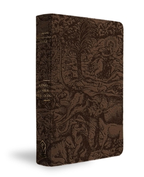 Leather Bound KJV Majestic Illuminated Bible (Brown Leatherluxe) Book