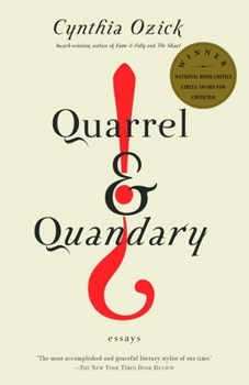 Paperback Quarrel & Quandary: Essays Book