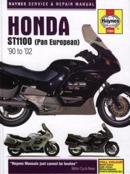 Hardcover Honda ST1100 (Pan European) '90- to '02 (Haynes Service & Repair Manual) Book