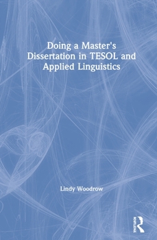 Hardcover Doing a Master's Dissertation in TESOL and Applied Linguistics Book