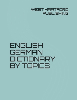 Paperback English German Dictionary by Topics Book