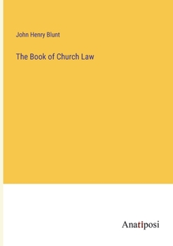 Paperback The Book of Church Law Book