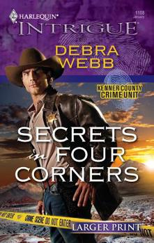 Paperback Secrets in Four Corners [Large Print] Book