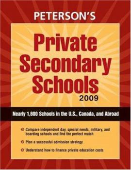 Hardcover Peterson's Private Secondary Schools Book