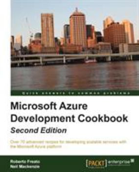 Paperback Microsoft Windows Azure Development Cookbook Book