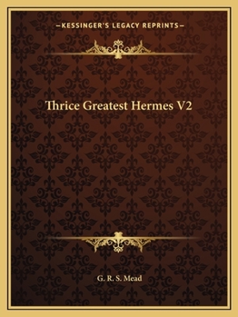 Paperback Thrice Greatest Hermes V2 Book