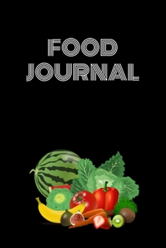 Paperback Food Journal: A Daily Food and Activity Journal to Help You Healthy,6"x9", Meal and Exercise Tracker Book