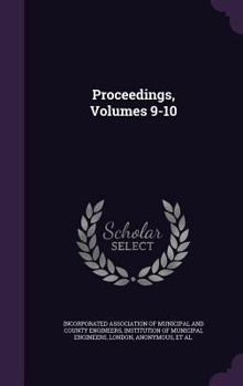 Hardcover Proceedings, Volumes 9-10 Book
