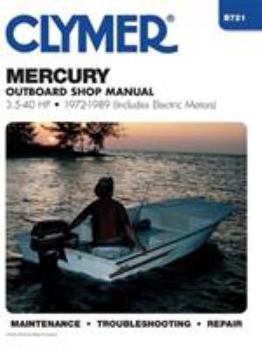 Paperback Mercury 3.5-40 HP OB 72-1989 Book