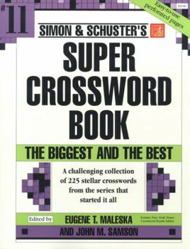 Paperback Simon & Schuster Super Crossword Puzzle Book #11 Book
