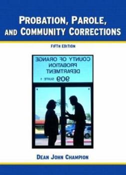 Hardcover Probation, Parole and Community Corrections Book