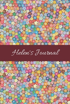 Paperback Helen: Cute Personalized Name Journal for Women & Girls - Blank Lined Gift Notebook/Diary for School, Work or Home Book