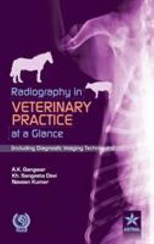 Hardcover Radiography in Veterinary Practice at a Glance (Including Diagnostic Imaging Techniques ) Book