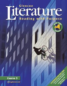 Hardcover Glencoe Literature: Reading with Purpose, Course Three, New York Student Edition Book