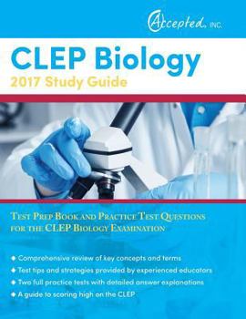 Paperback CLEP Biology 2017 Study Guide: Test Prep Book and Practice Test Questions for the CLEP Biology Examination Book
