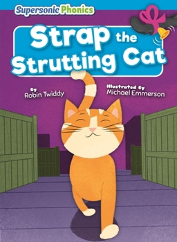Library Binding Strap the Strutting Cat Book