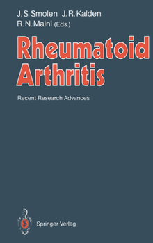 Paperback Rheumatoid Arthritis: Recent Research Advances Book