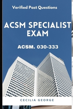 Paperback Ascm Specialist Exam: Verified past questions Book