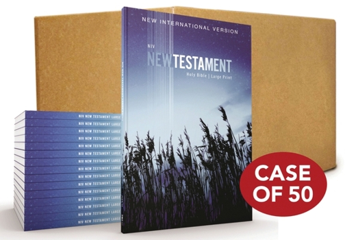 Product Bundle Niv, Outreach New Testament, Large Print, Paperback, Case of 50 [Large Print] Book