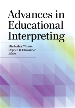 Hardcover Advances in Educational Interpreting Book