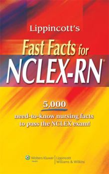 Paperback Lippincott's Fast Facts for NCLEX-RN Book