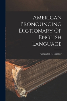 Paperback American Pronouncing Dictionary Of English Language Book