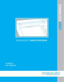 Paperback preVISUALIZED Character Notebook Book