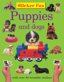 Paperback Sticker Fun: Puppies and Dogs Book