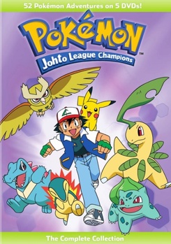 DVD Pokemon: Johto League Champions The Complete Collection Book