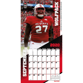 Calendar NC State Wolfpack 2021 12x12 Team Wall Calendar Book